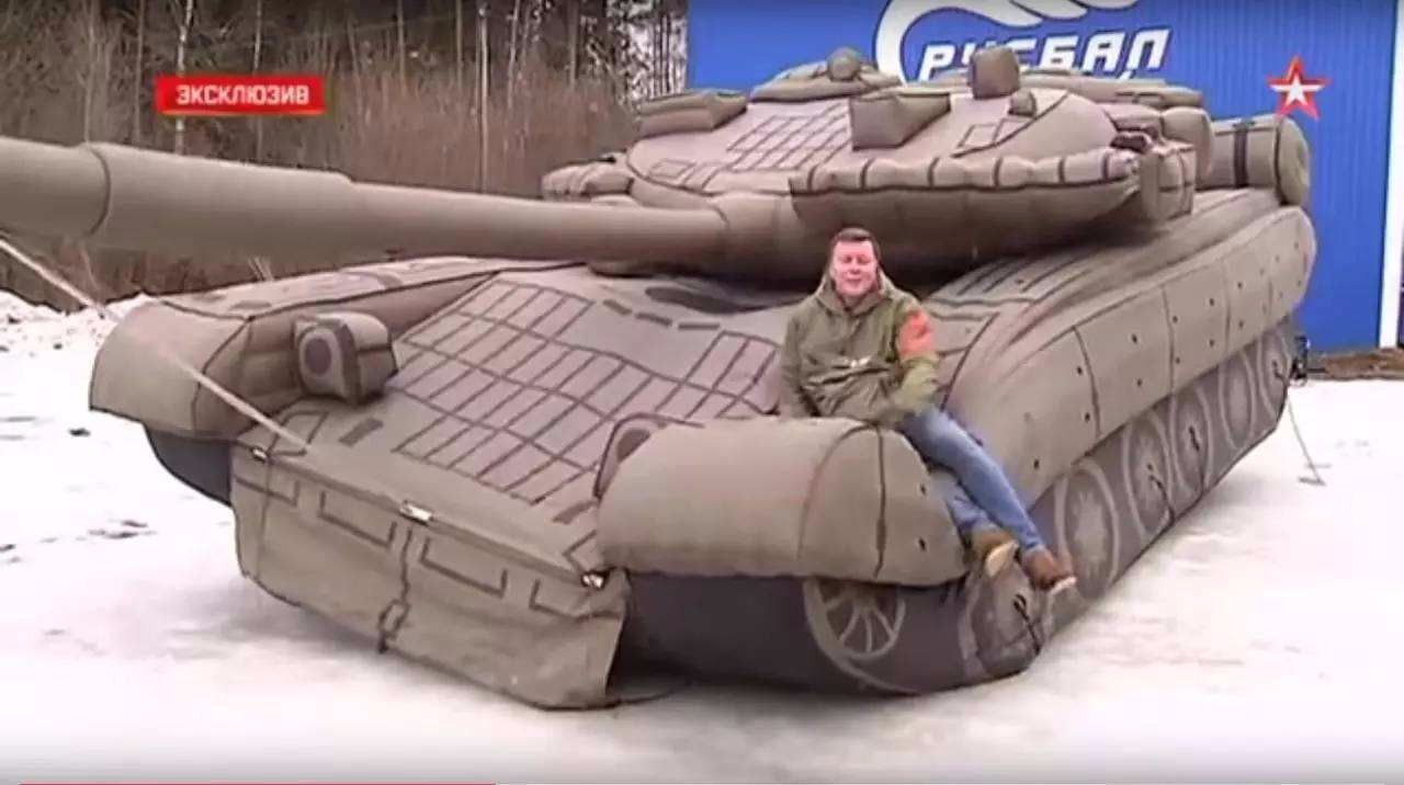 中卫充气军事坦克
