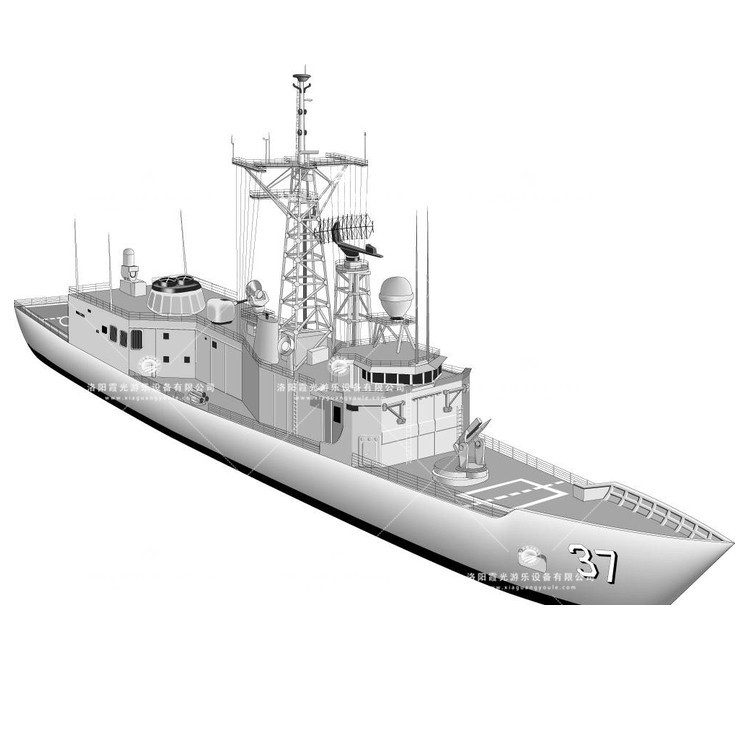 中卫充气侦查船模型